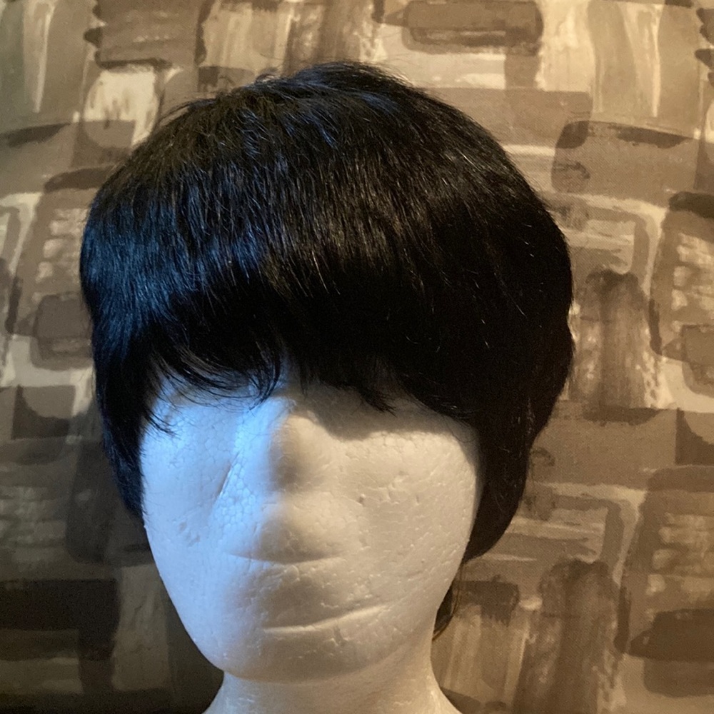 Pixie wig.